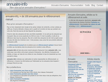 Tablet Screenshot of annuaire-info.com